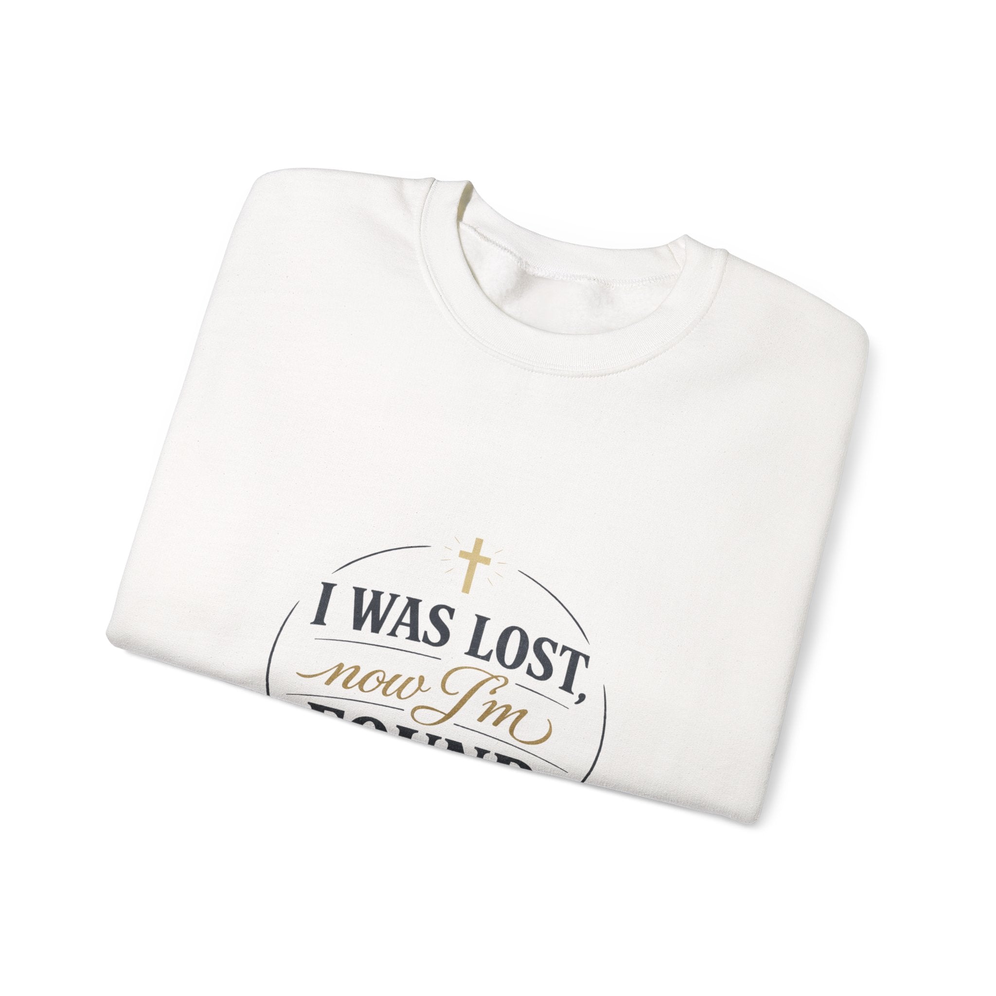 I Was Lost Now I'm Found Sweatshirt | faith streetwear, washed vintage