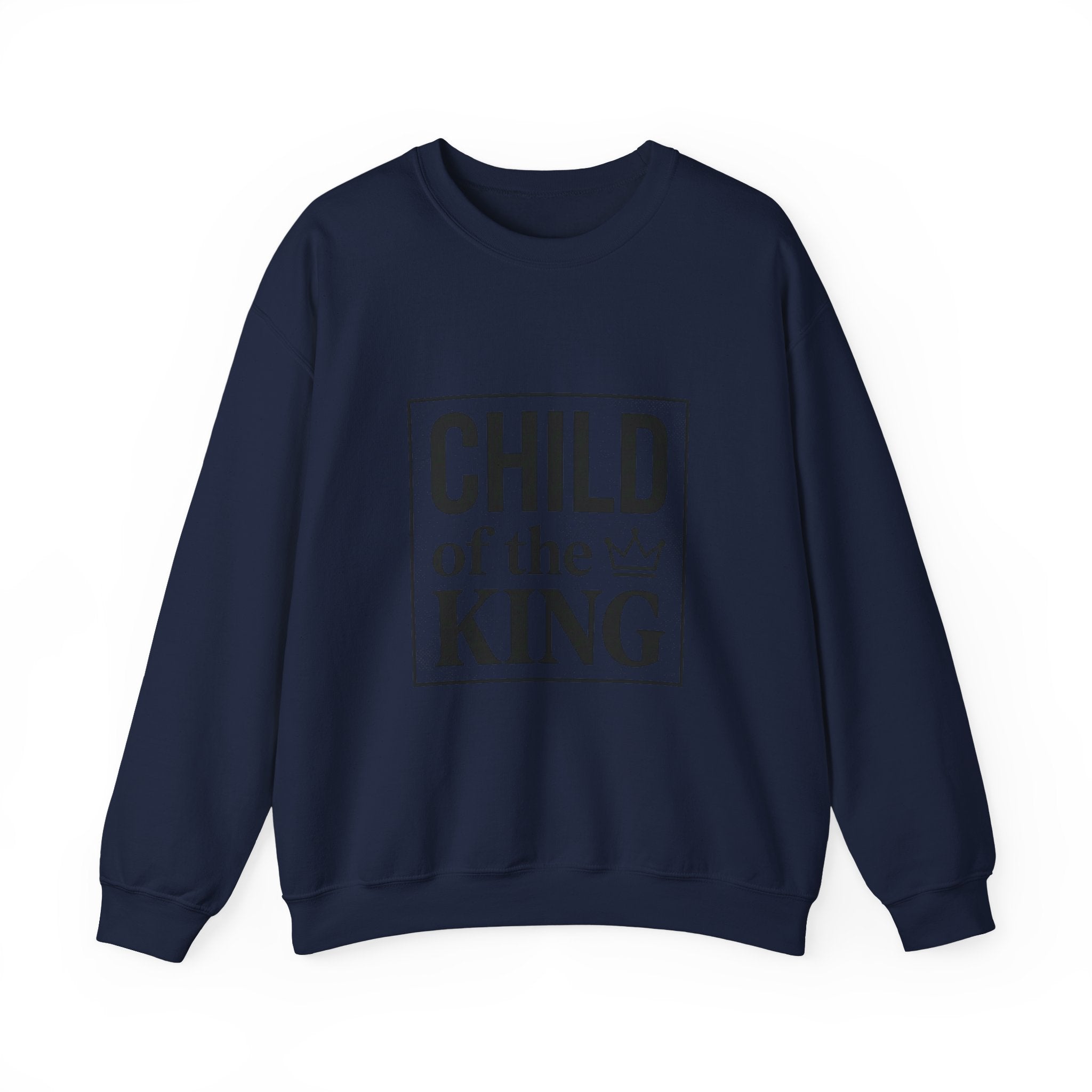 Child of the King Sweatshirt | faith streetwear, bold type, washed vintage