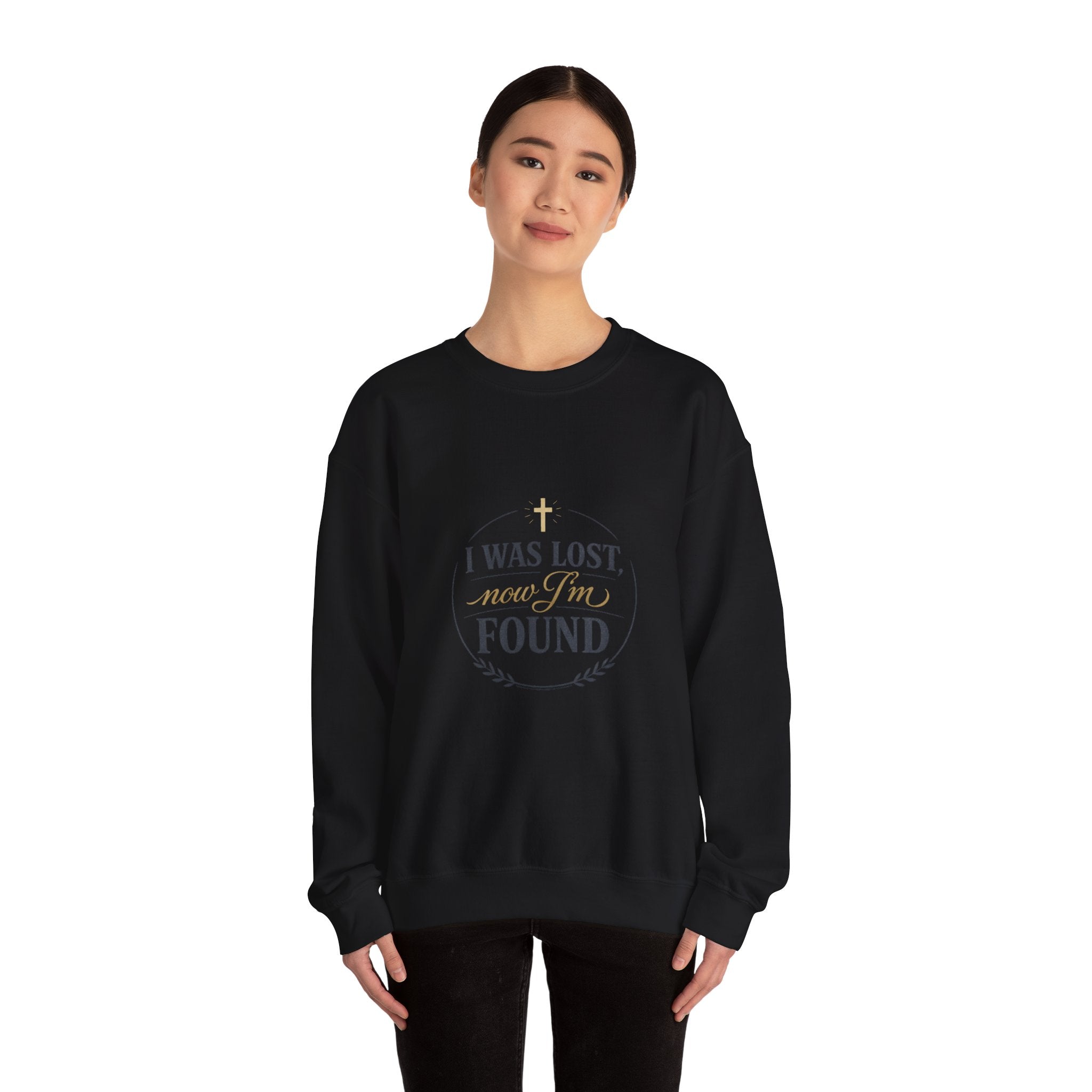 I Was Lost Now I'm Found Sweatshirt | faith streetwear, washed vintage