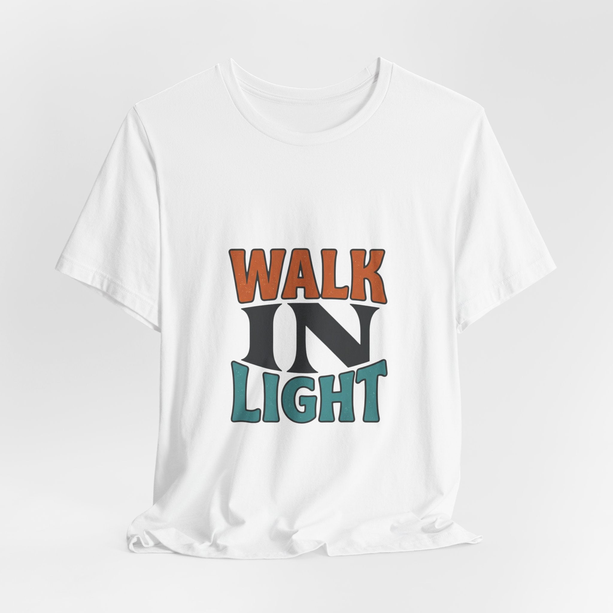 Walk In Light Tee | faith streetwear, washed vintage bold type