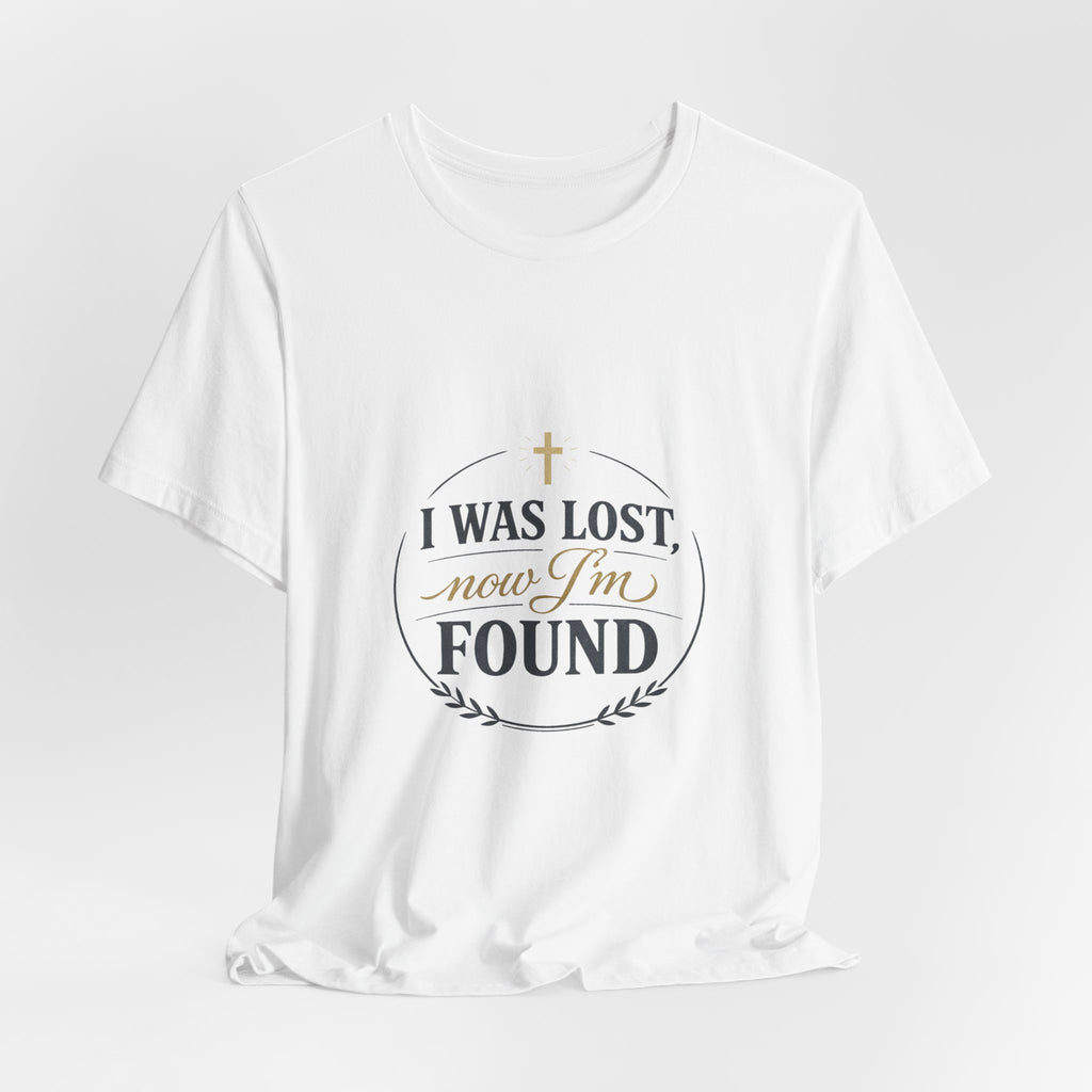 I Was Lost Now I’m Found Tee | faith streetwear, vintage washed