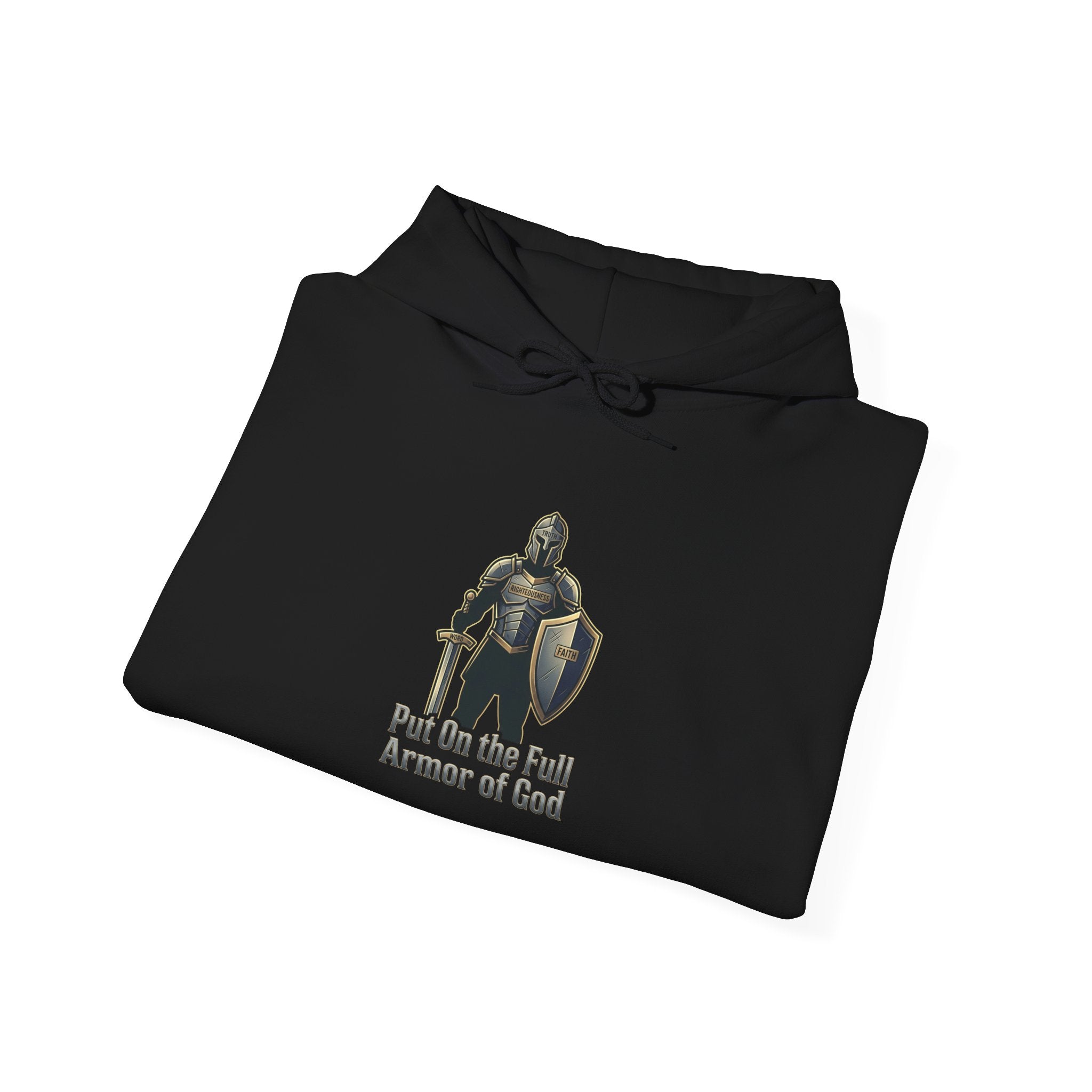 Armor of God Hoodie | faith streetwear, bold type
