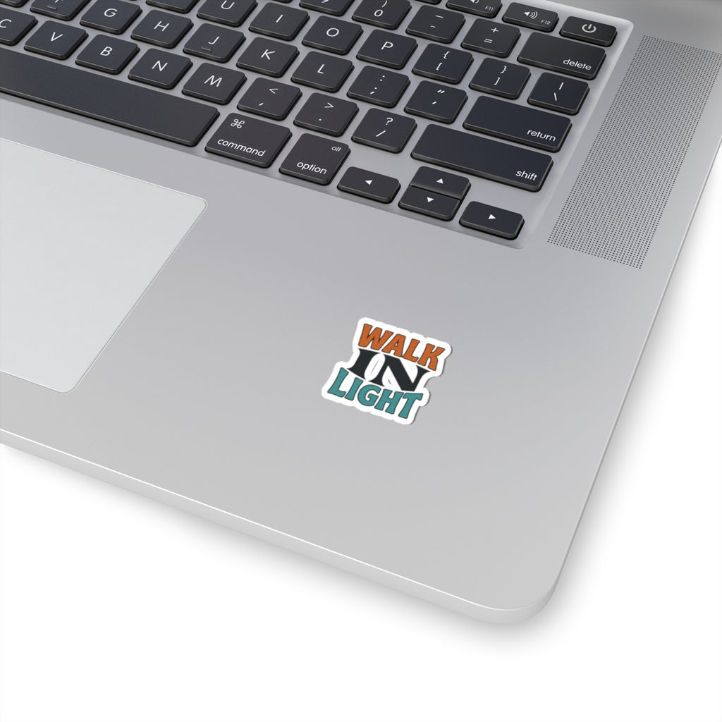 Walk In Light Sticker | faith streetwear, bold type