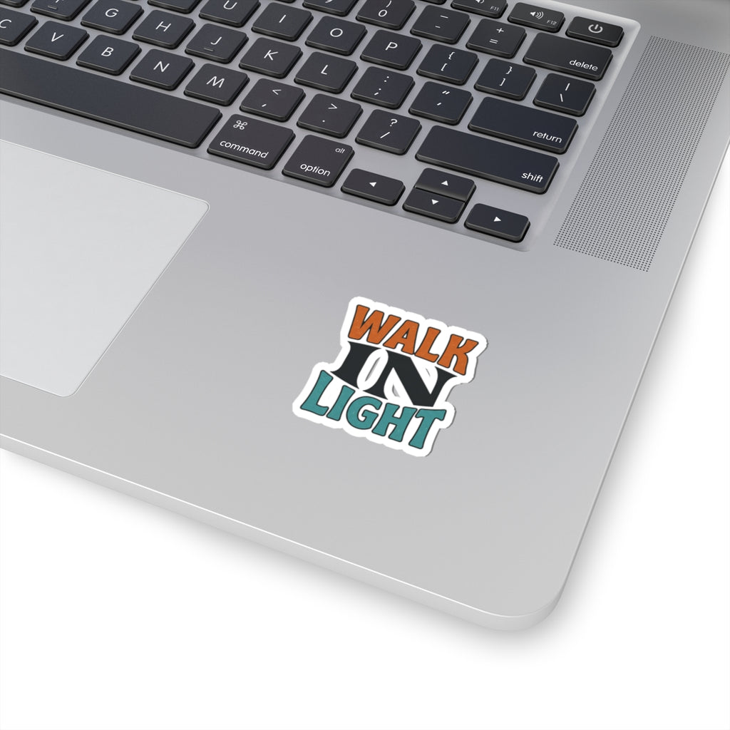 Walk In Light Sticker | faith streetwear, bold type