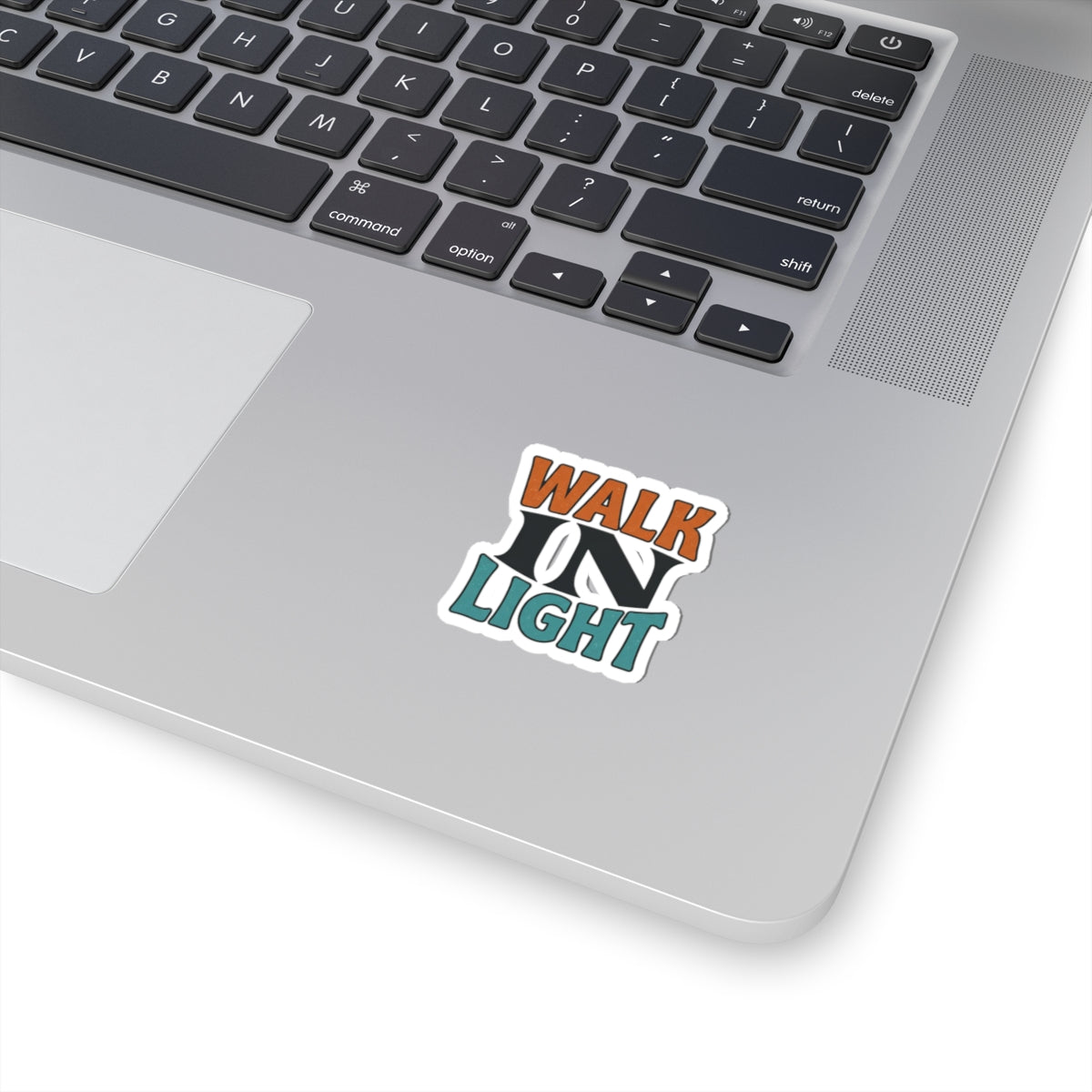 Walk In Light Sticker | faith streetwear, bold type