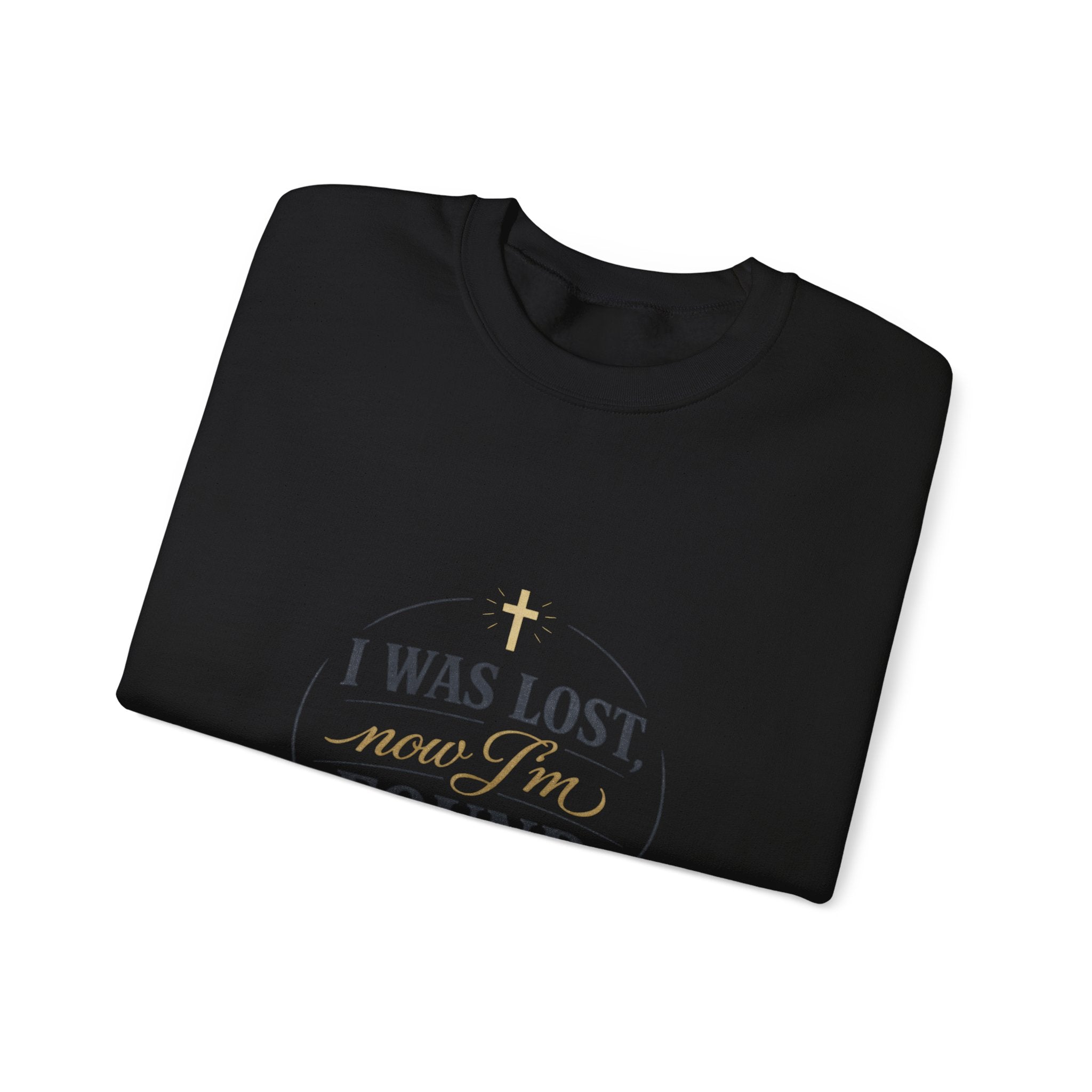 I Was Lost Now I'm Found Sweatshirt | faith streetwear, washed vintage