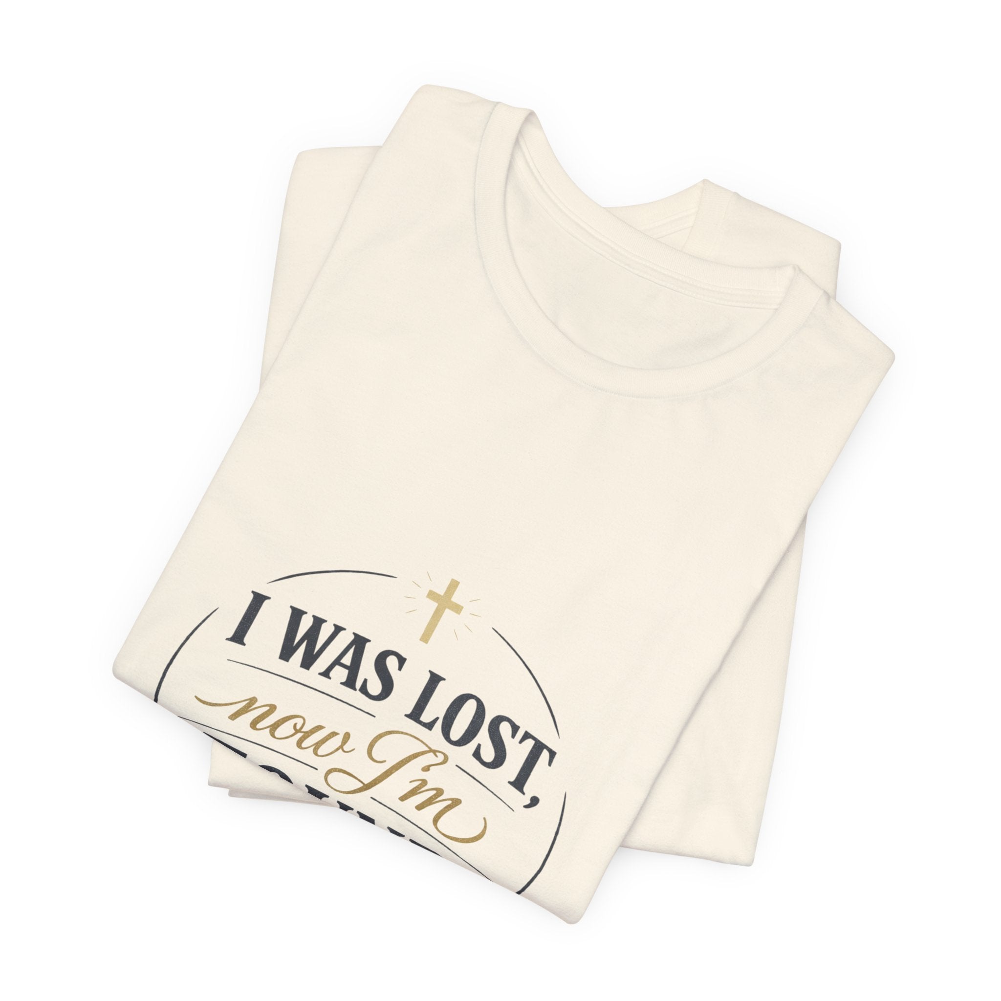 I Was Lost Now I’m Found Tee | faith streetwear, vintage washed