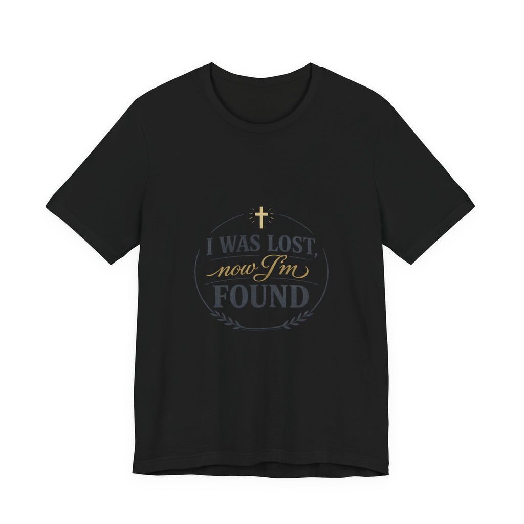 I Was Lost Now I’m Found Tee | faith streetwear, vintage washed