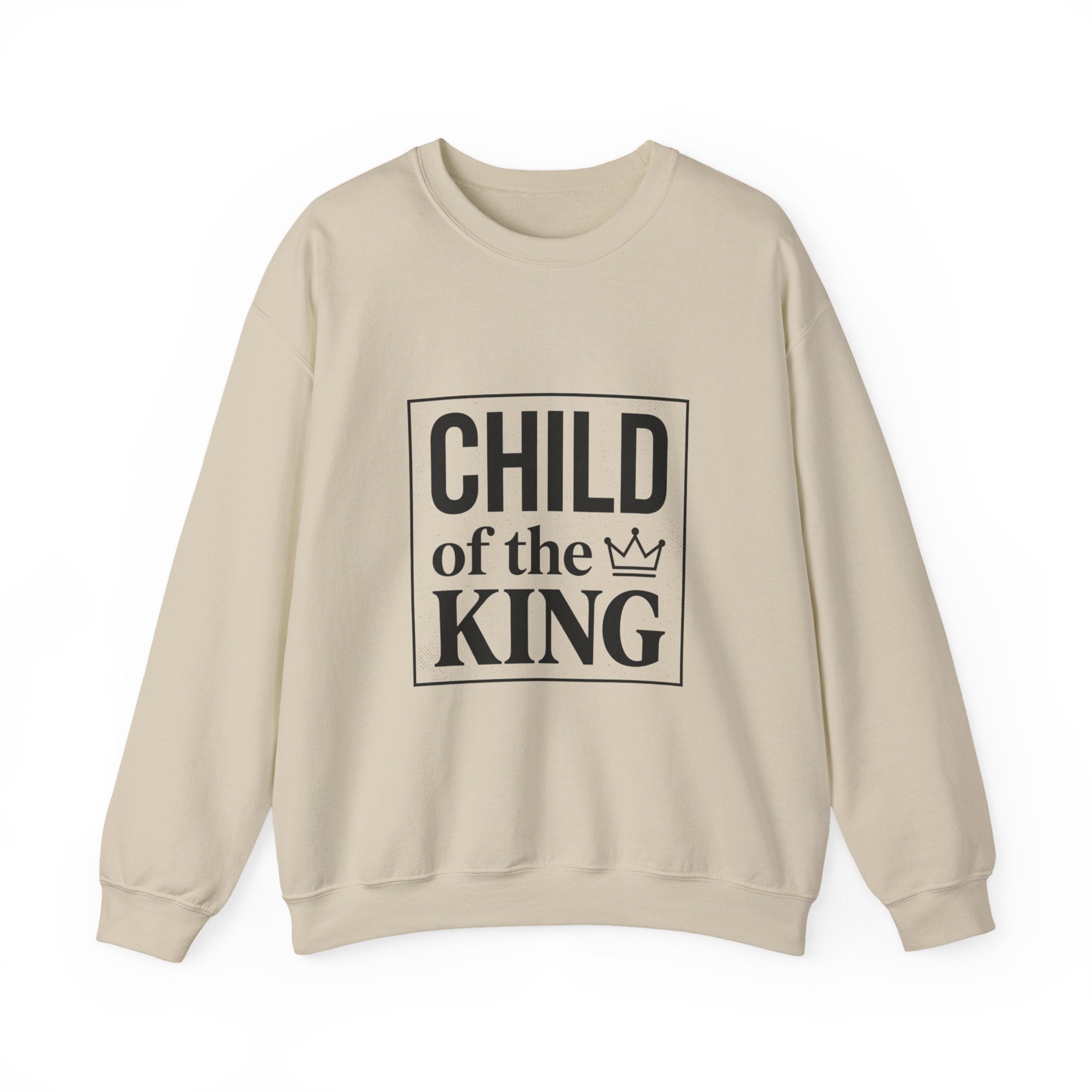 Child of the King Sweatshirt | faith streetwear, bold type, washed vintage