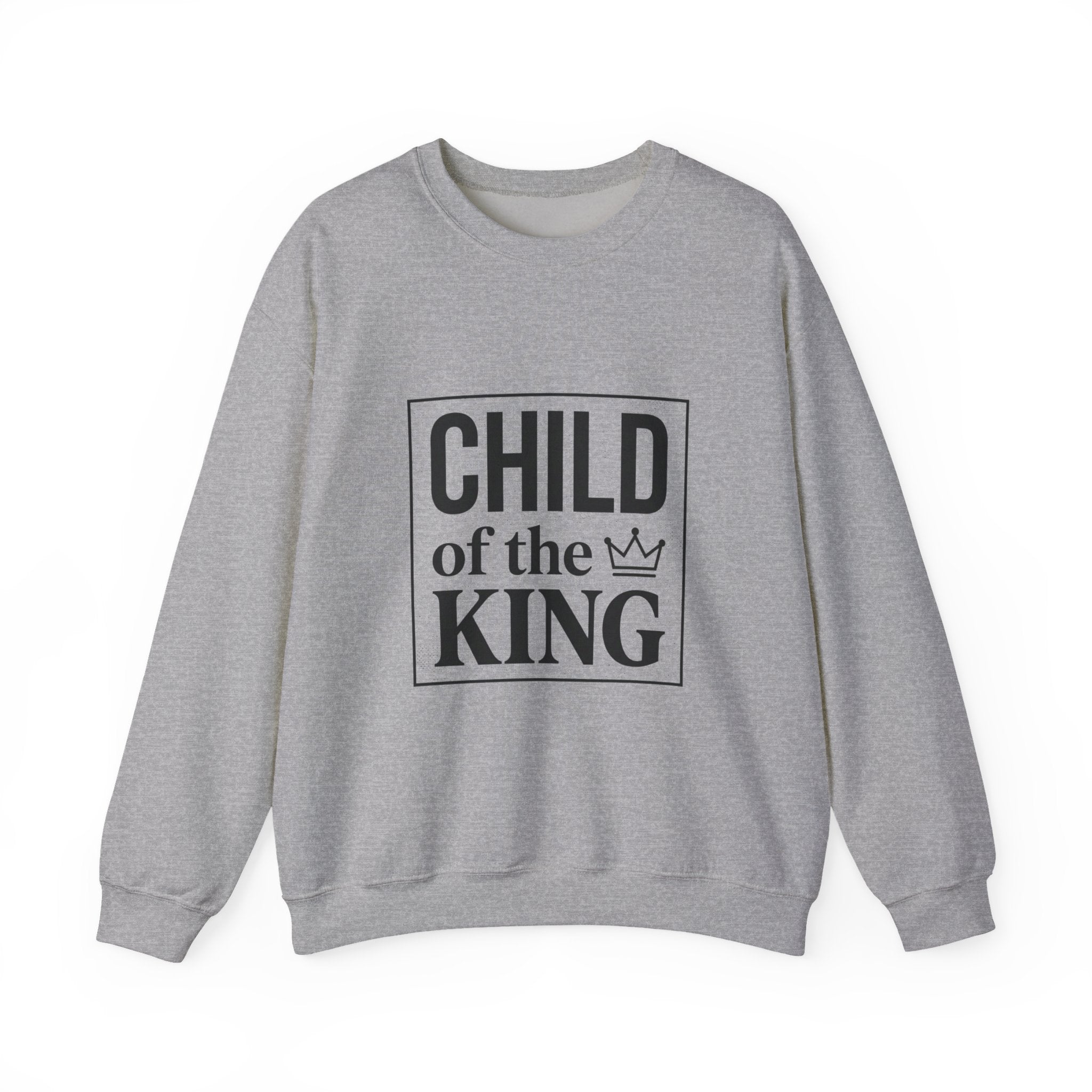 Child of the King Sweatshirt | faith streetwear, bold type, washed vintage