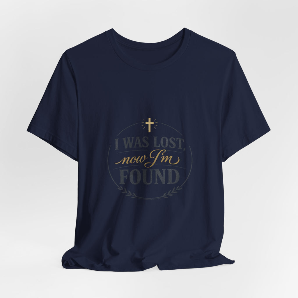 I Was Lost Now I’m Found Tee | faith streetwear, vintage washed