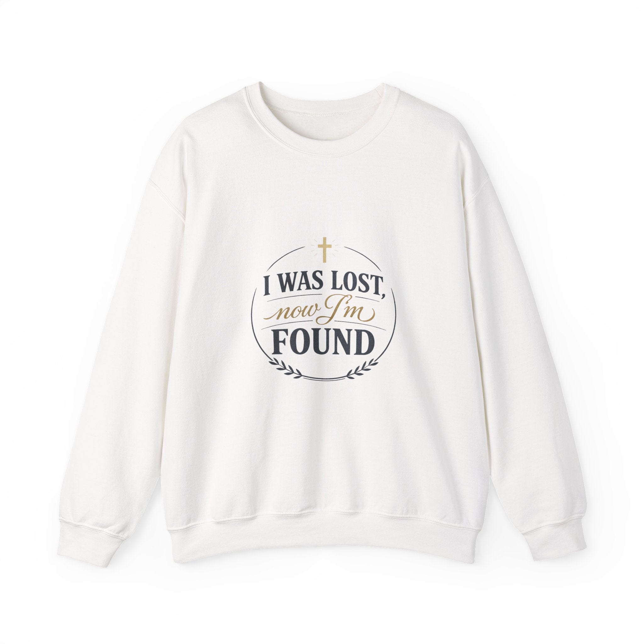 I Was Lost Now I'm Found Sweatshirt | faith streetwear, washed vintage
