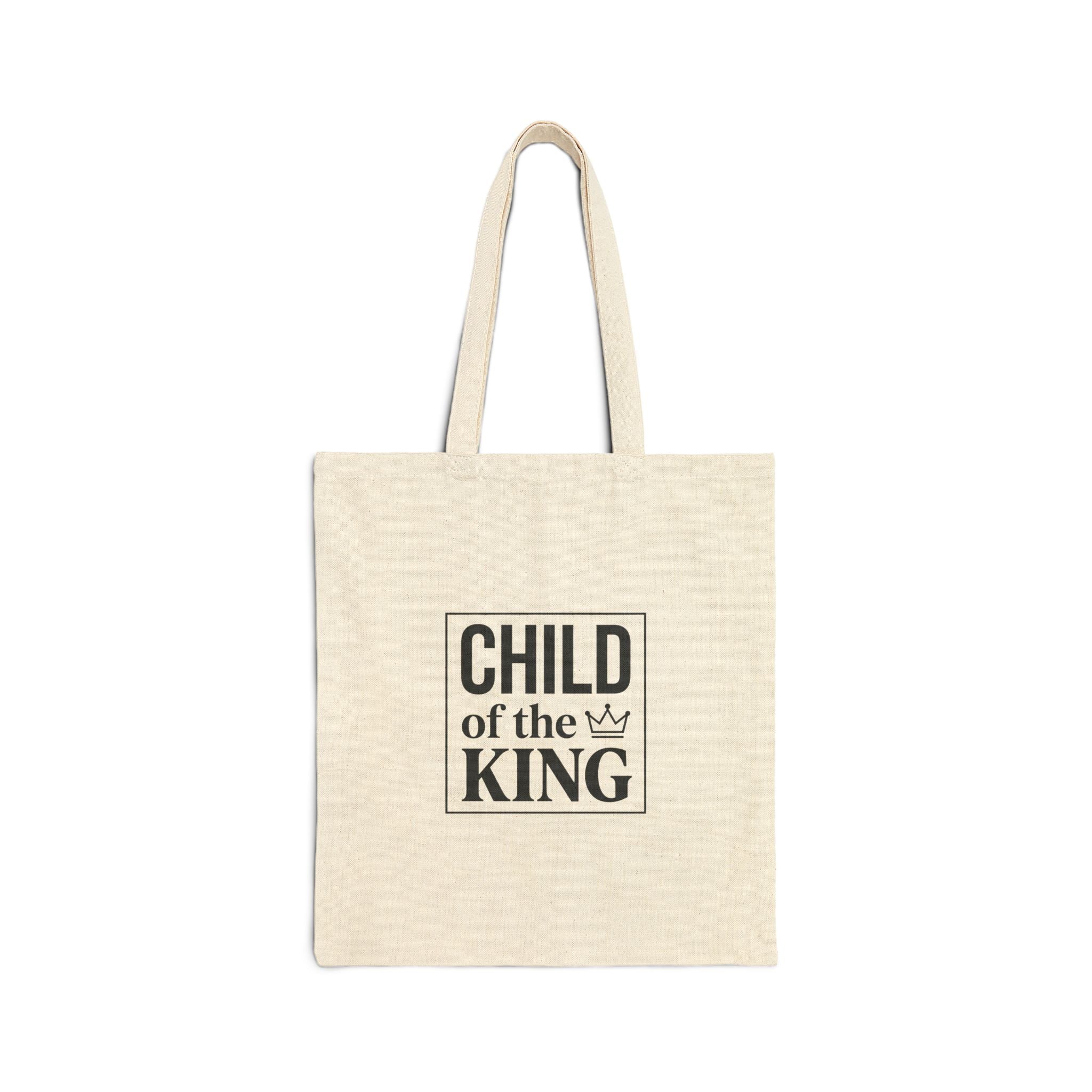 Child of the King Tote | faith streetwear, bold type