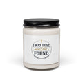 I Was Lost Now I'm Found Candle, Soy Jar | faith streetwear, bold type
