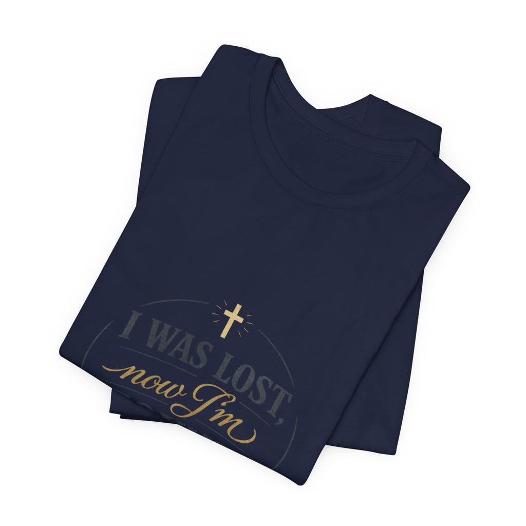 I Was Lost Now I’m Found Tee | faith streetwear, vintage washed