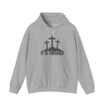 Christian Hoodie — 'It Is Finished' Three Crosses Easter Sweatshirt