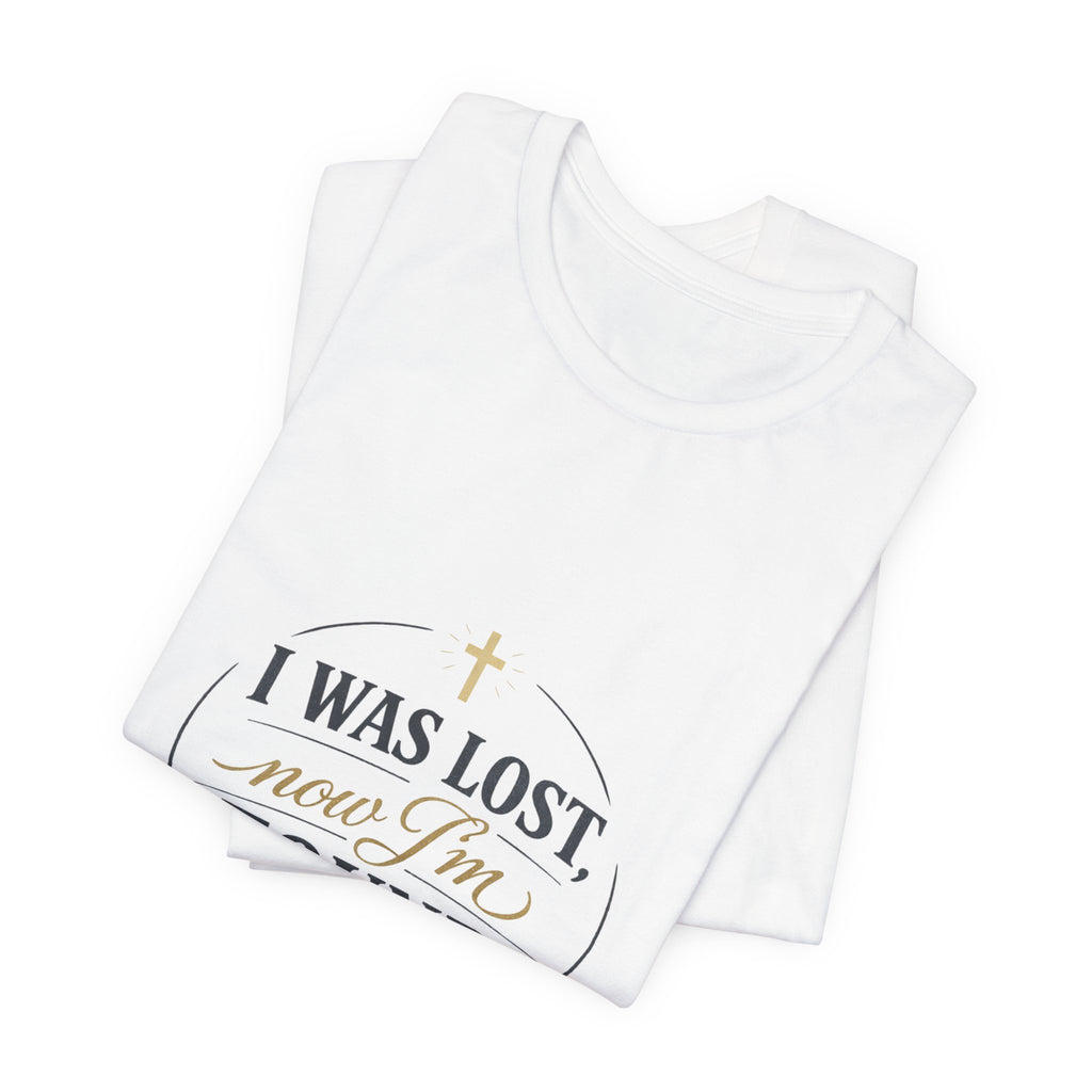 I Was Lost Now I’m Found Tee | faith streetwear, vintage washed
