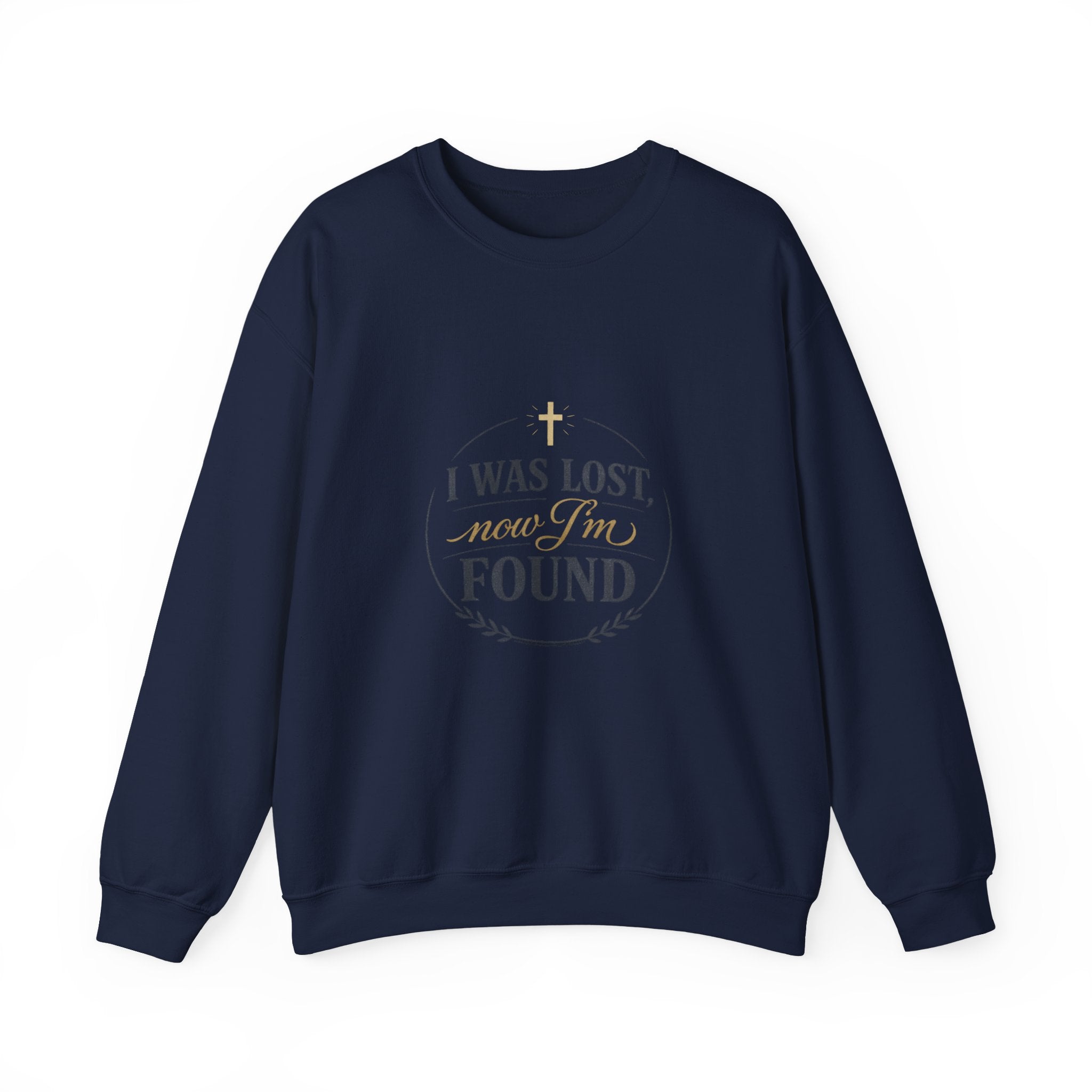 I Was Lost Now I'm Found Sweatshirt | faith streetwear, washed vintage