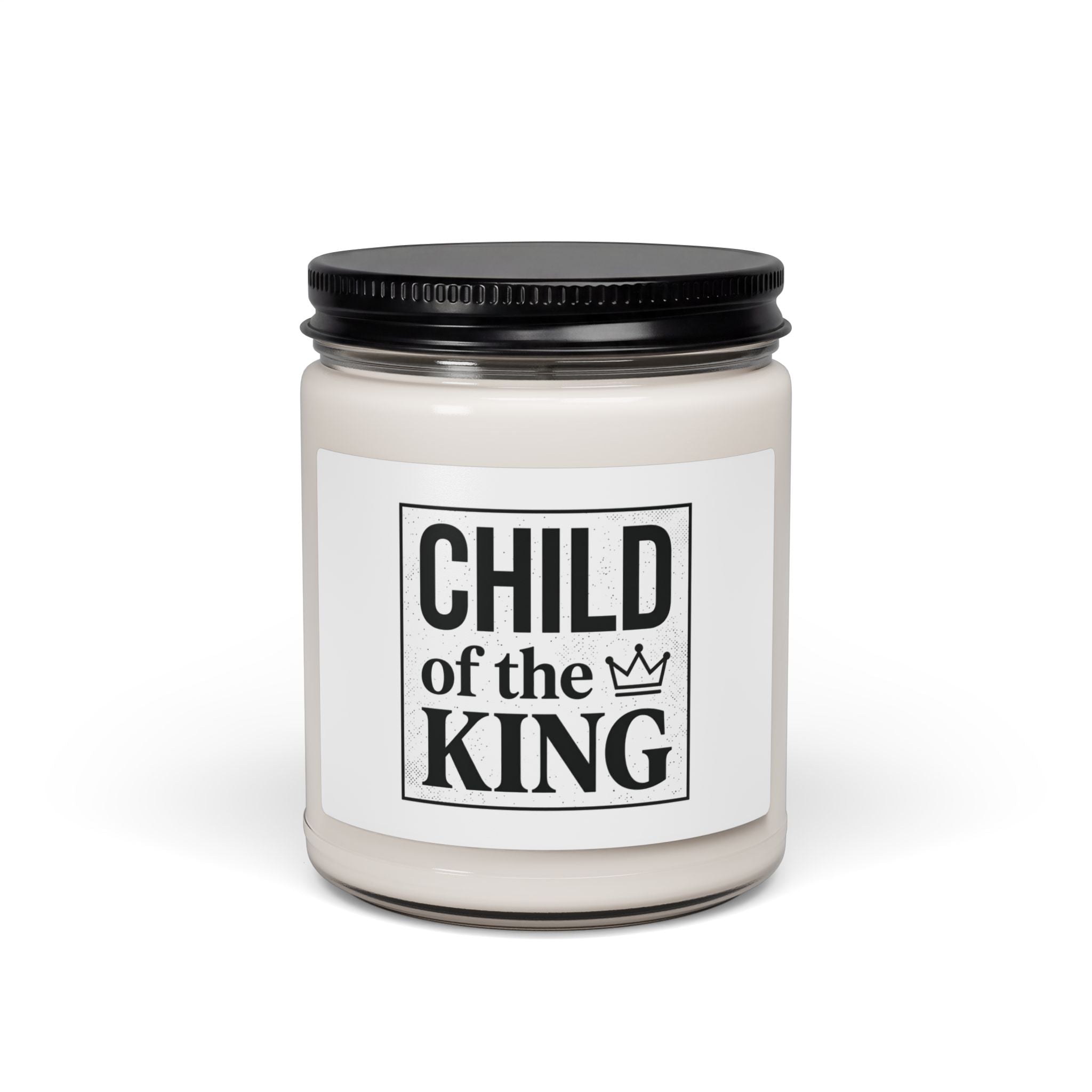 Child of the King Candle | faith streetwear, bold type