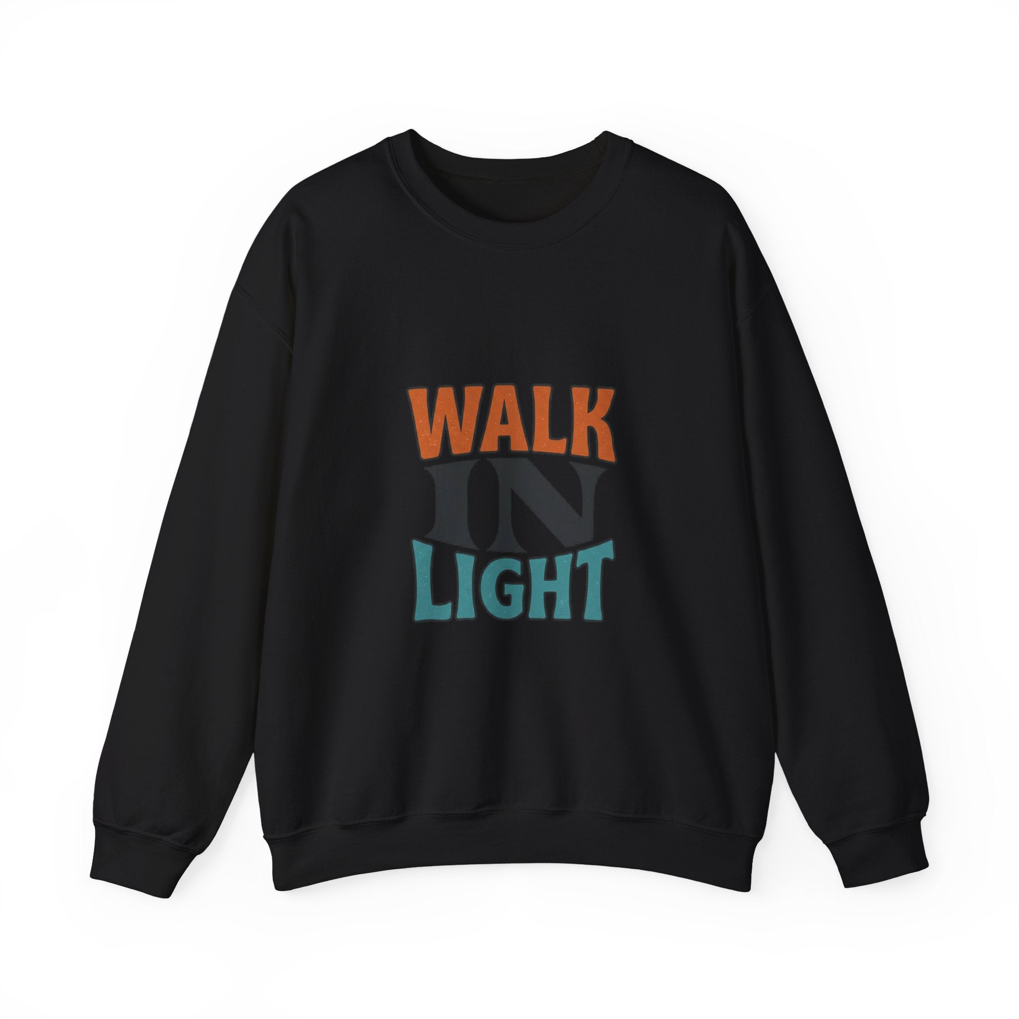 Walk In Light Sweatshirt | faith streetwear, washed vintage bold type