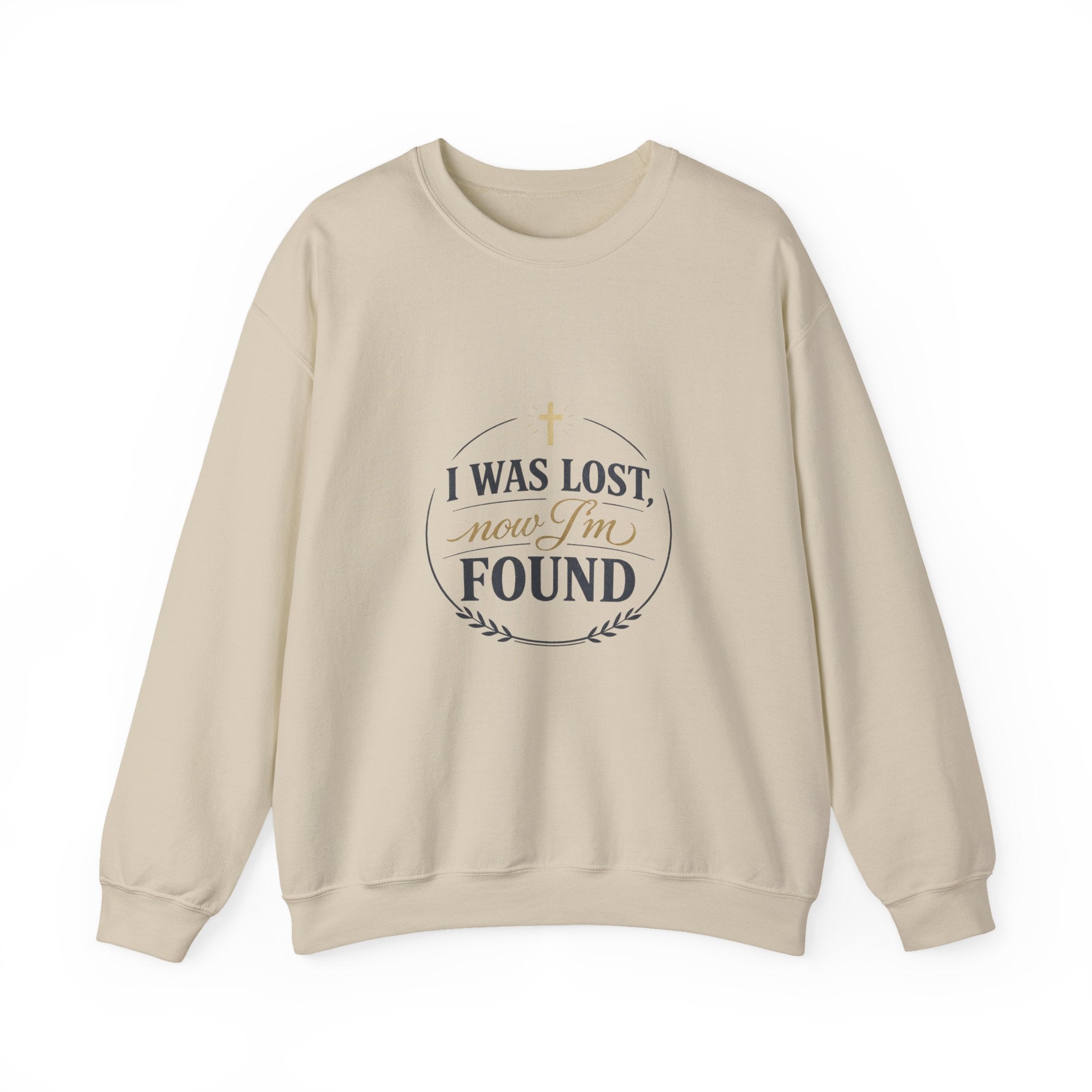 I Was Lost Now I'm Found Sweatshirt | faith streetwear, washed vintage