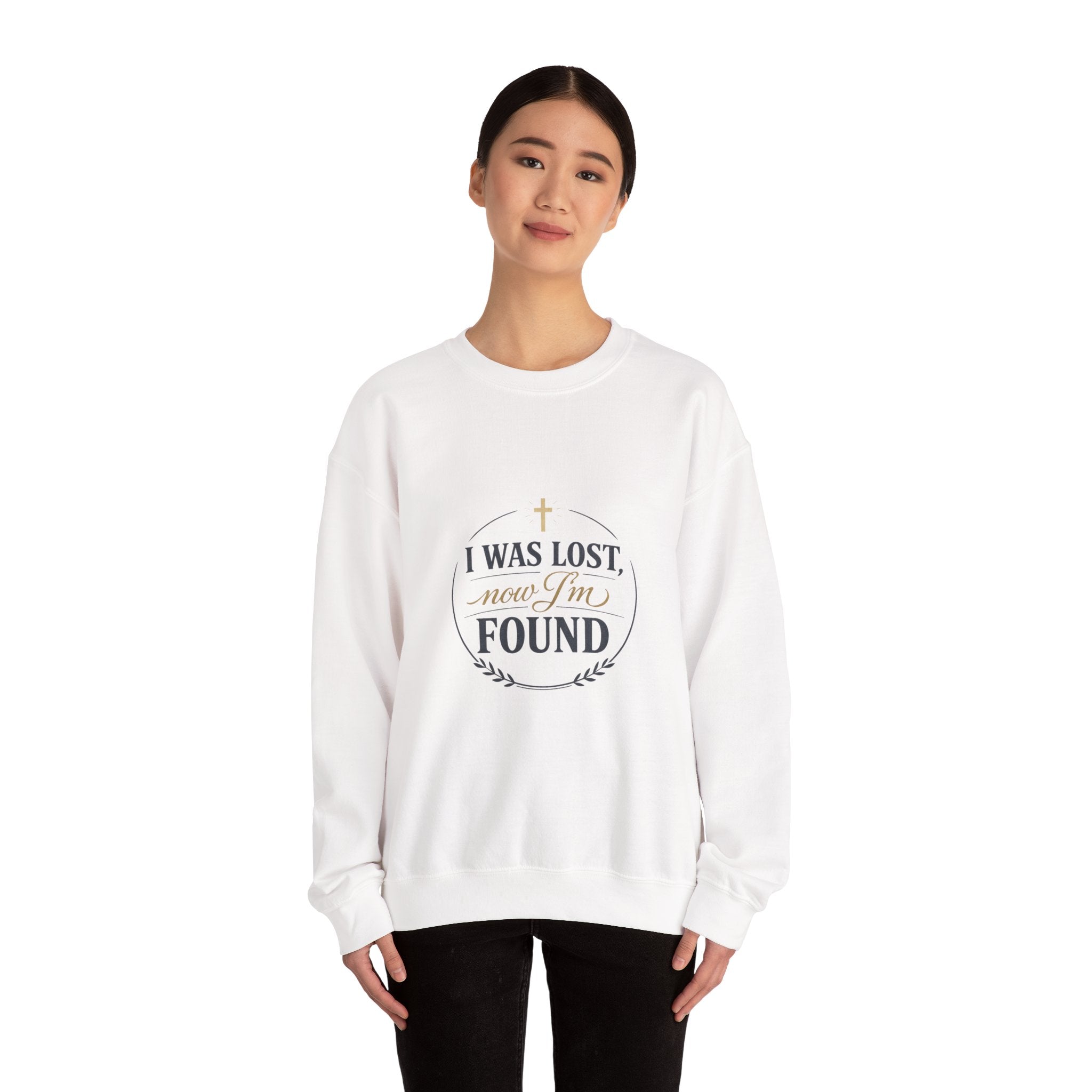 I Was Lost Now I'm Found Sweatshirt | faith streetwear, washed vintage
