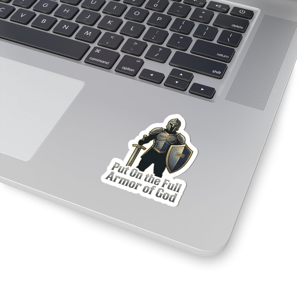 Armor of God Sticker | Christian Streetwear, Bold Type, Testimony Decal