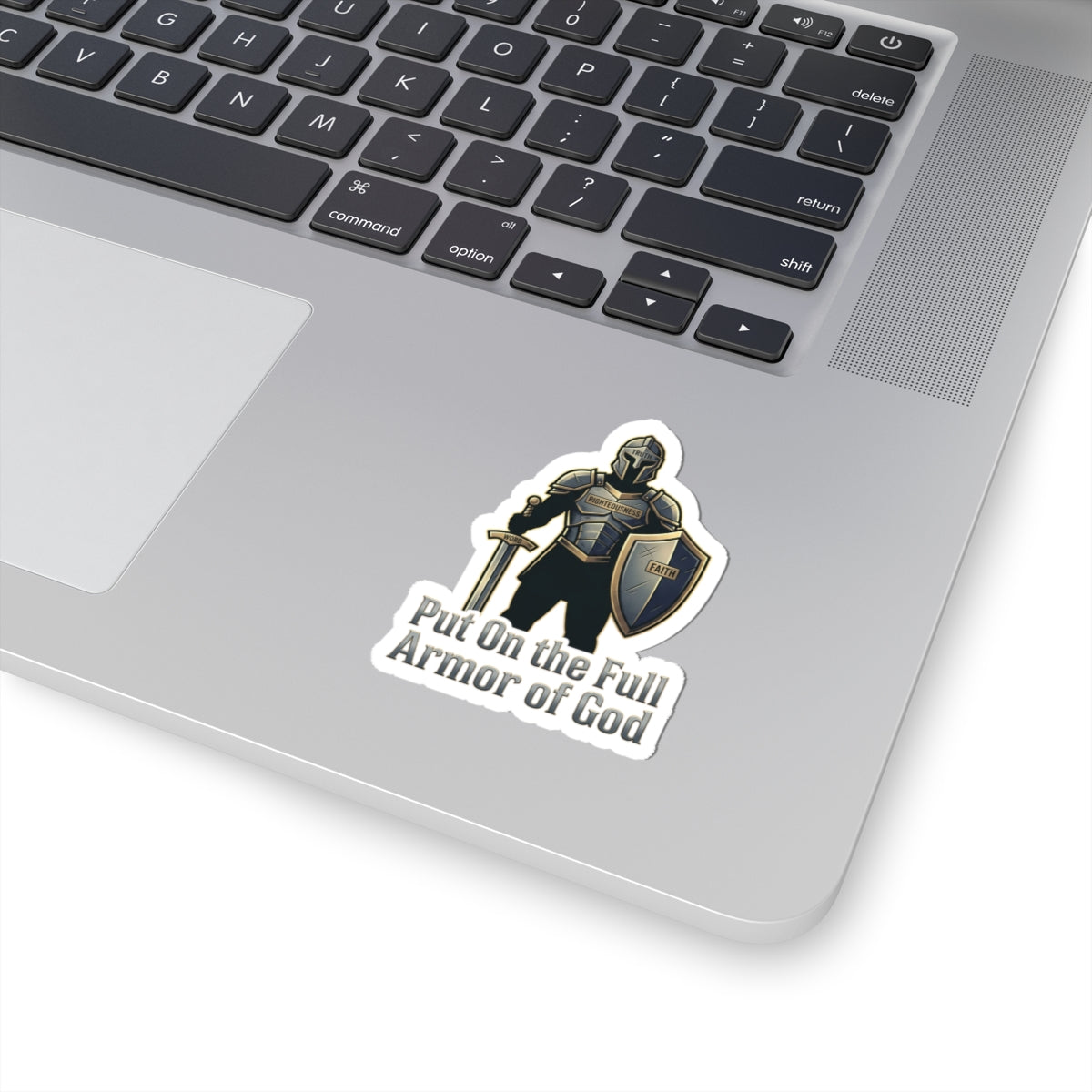 Armor of God Sticker | Christian Streetwear, Bold Type, Testimony Decal