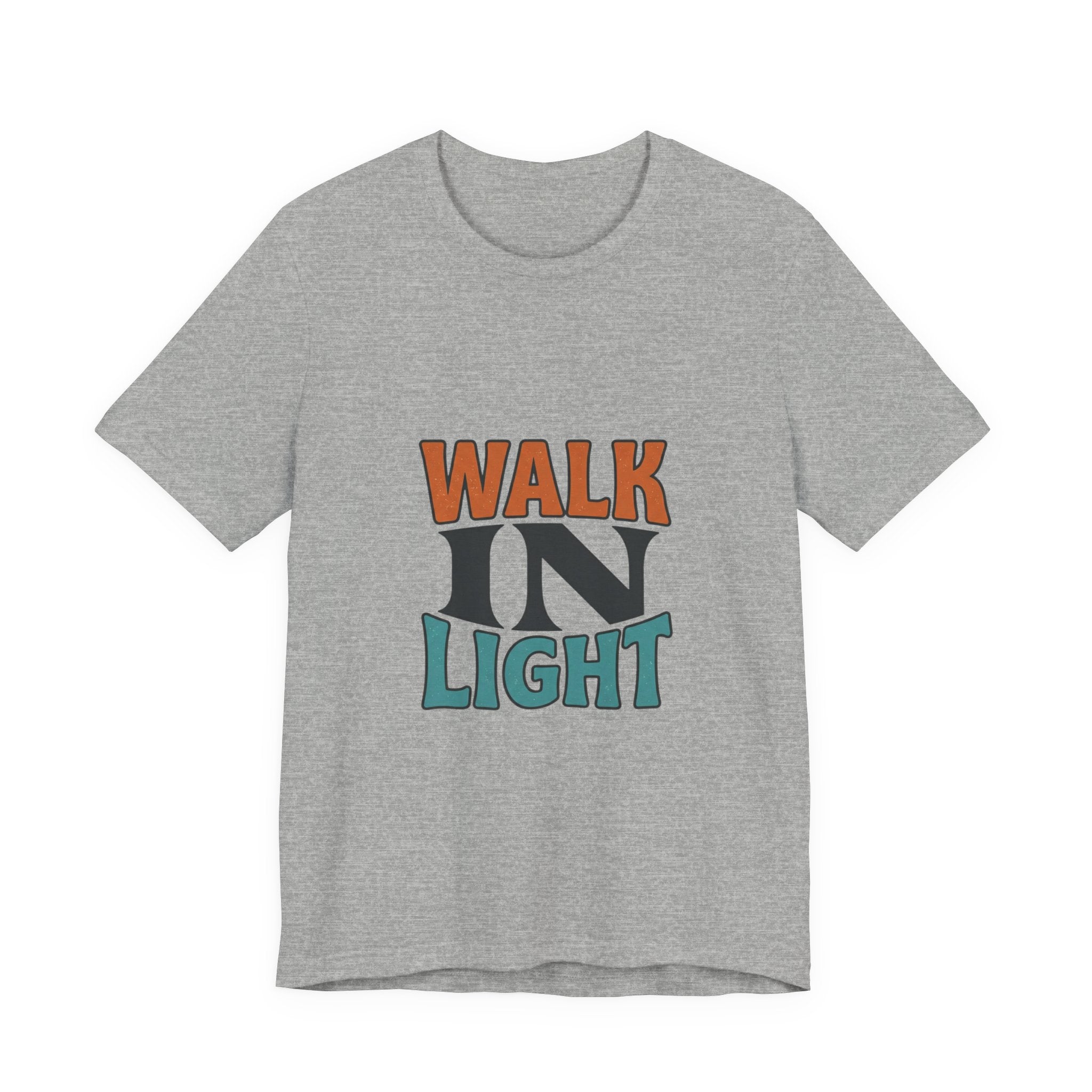 Walk In Light Tee | faith streetwear, washed vintage bold type