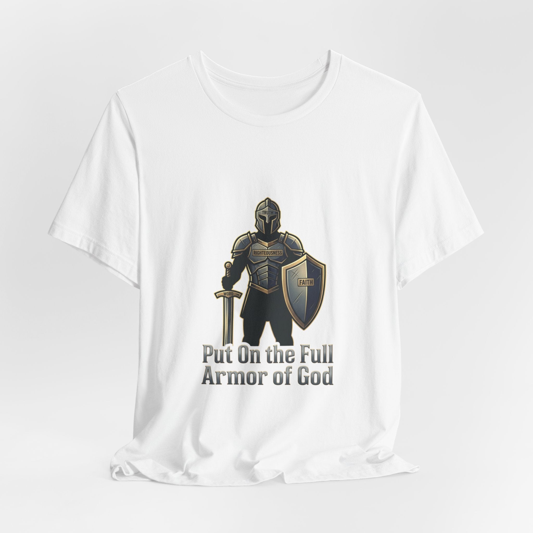 Armor of God Tee | faith streetwear, bold type