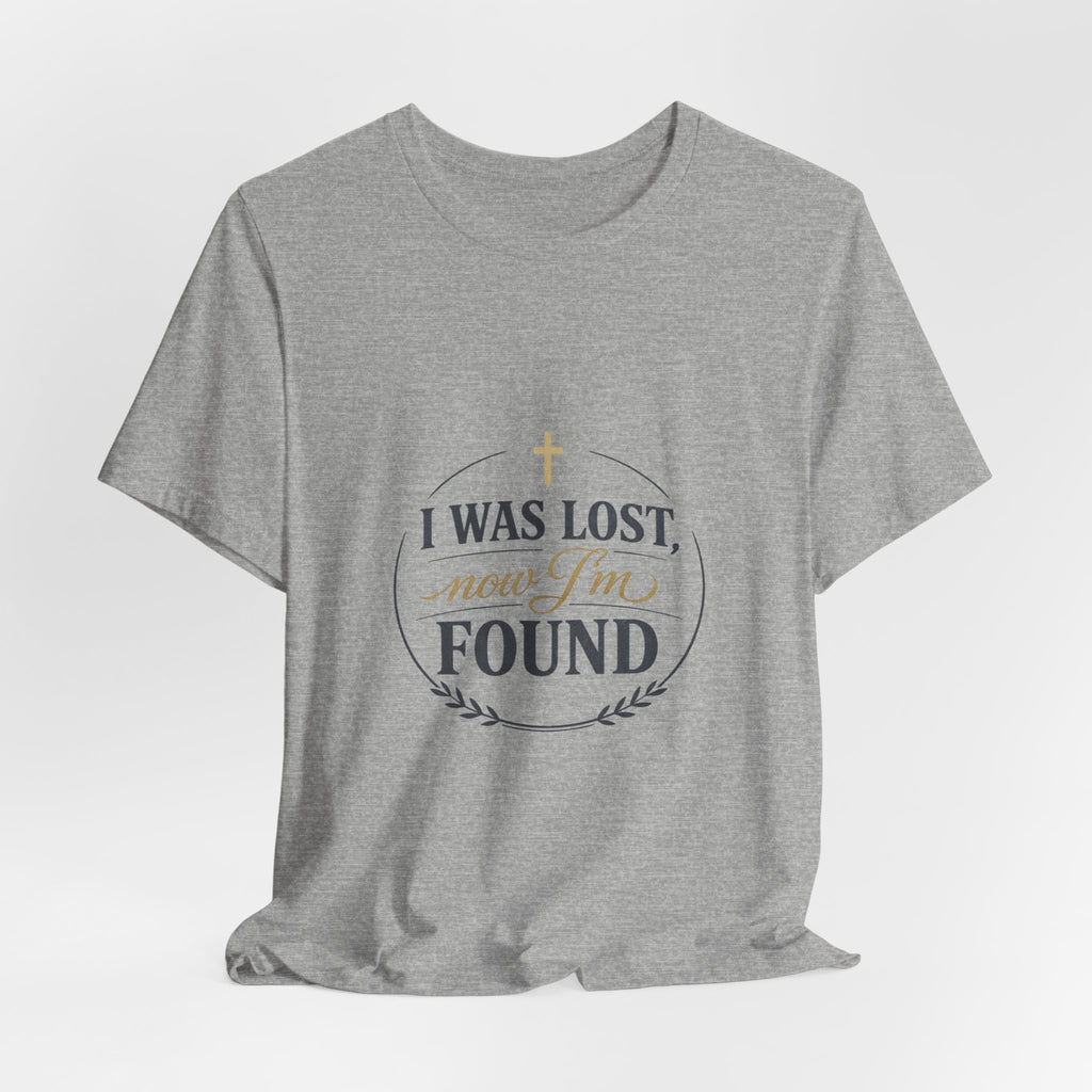 I Was Lost Now I’m Found Tee | faith streetwear, vintage washed