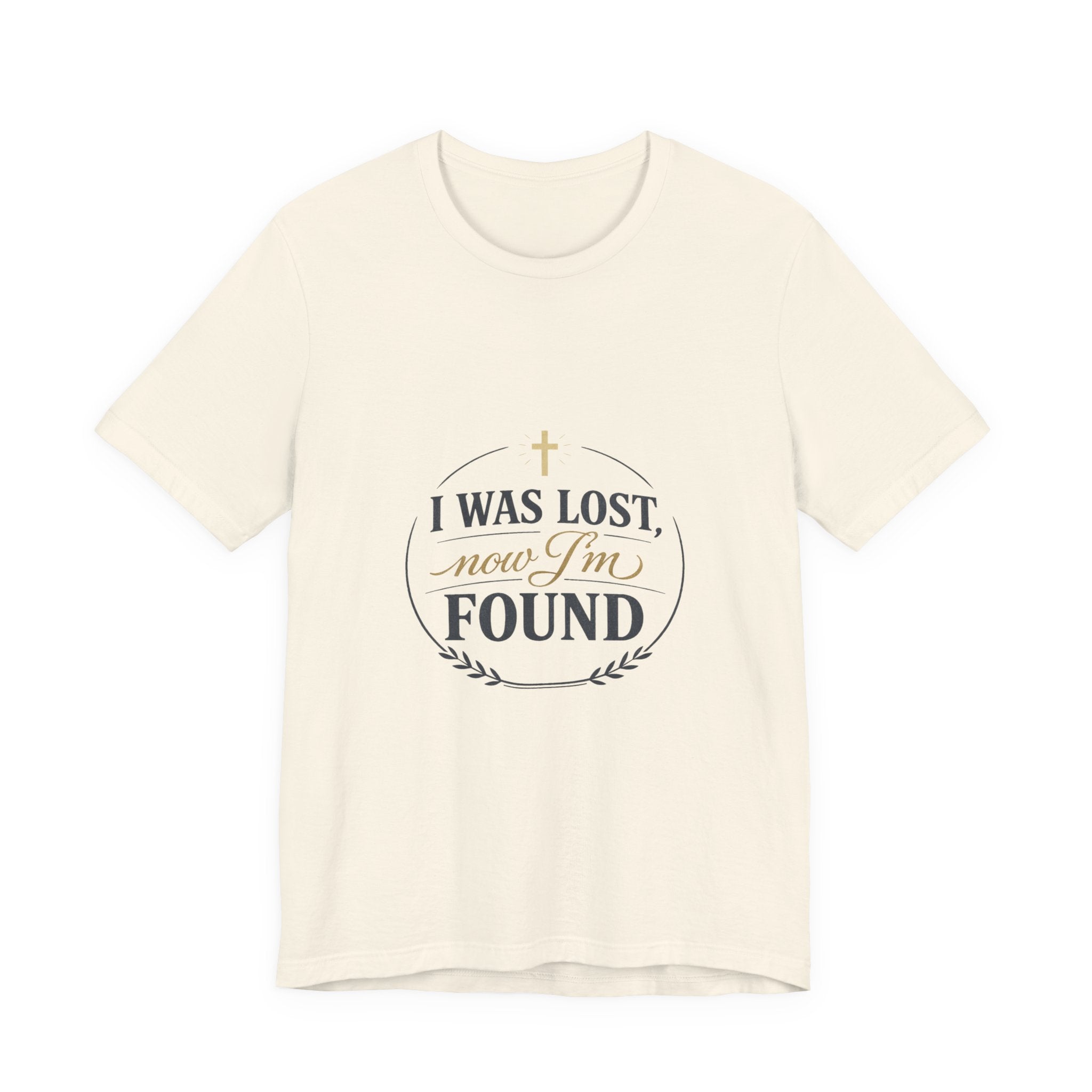 I Was Lost Now I’m Found Tee | faith streetwear, vintage washed