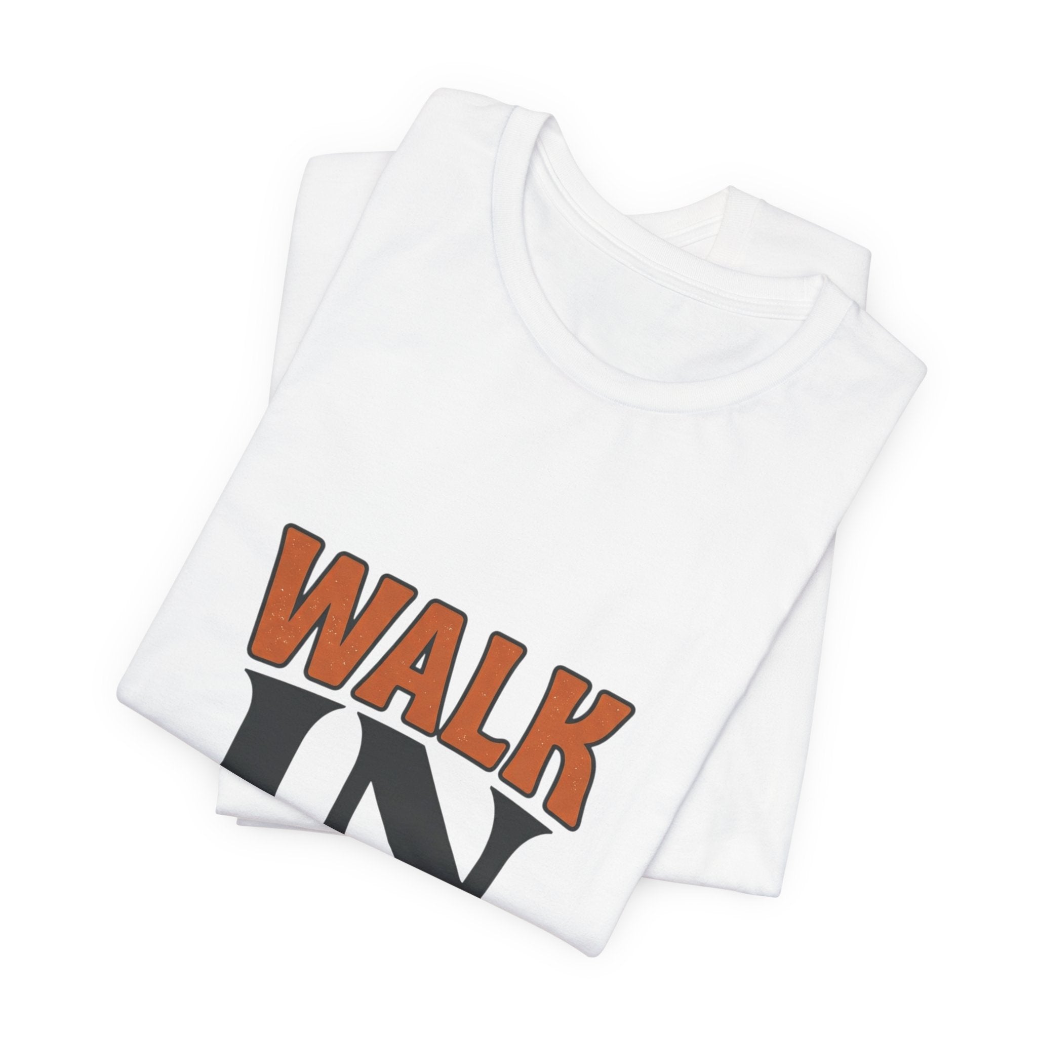 Walk In Light Tee | faith streetwear, washed vintage bold type