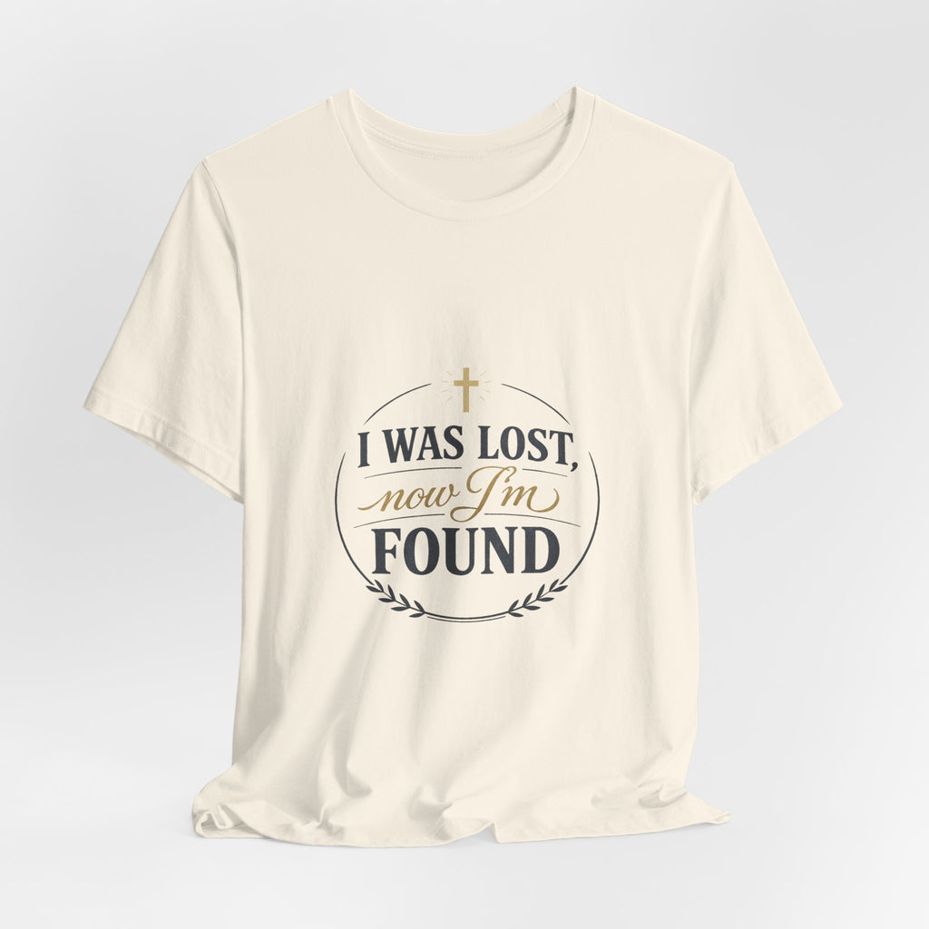 I Was Lost Now I’m Found Tee | faith streetwear, vintage washed