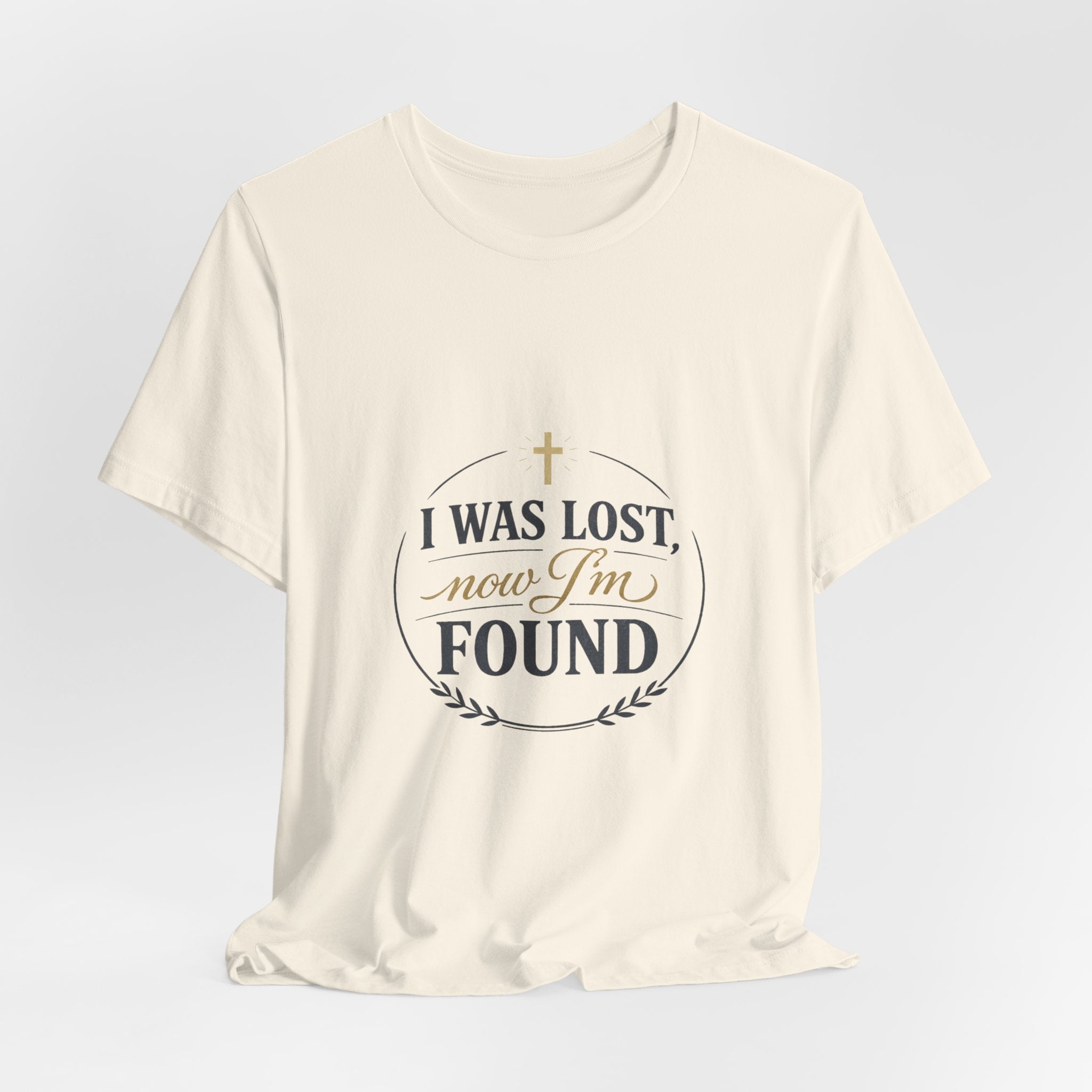 I Was Lost Now I’m Found Tee | faith streetwear, vintage washed