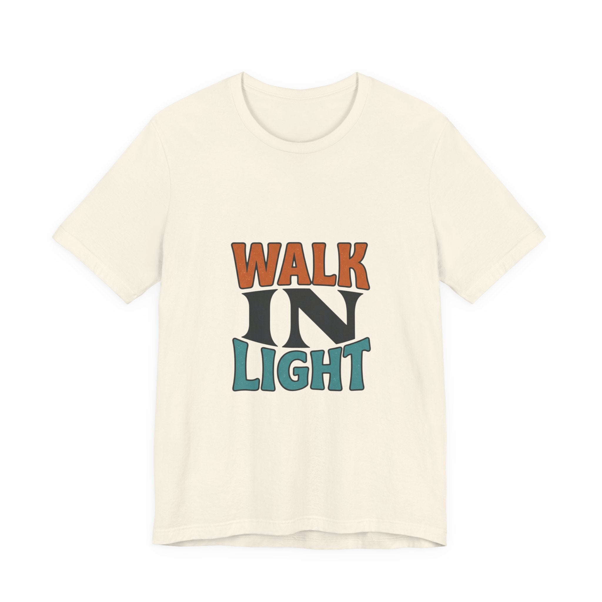 Walk In Light Tee | faith streetwear, washed vintage bold type