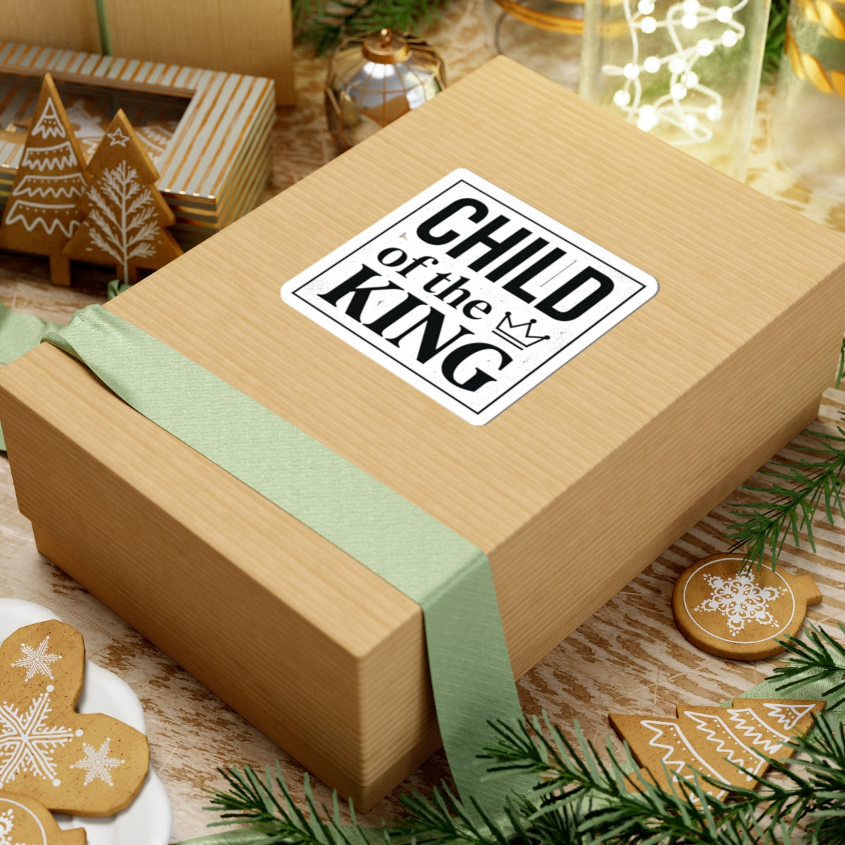 Child of the King Sticker | faith streetwear, bold type
