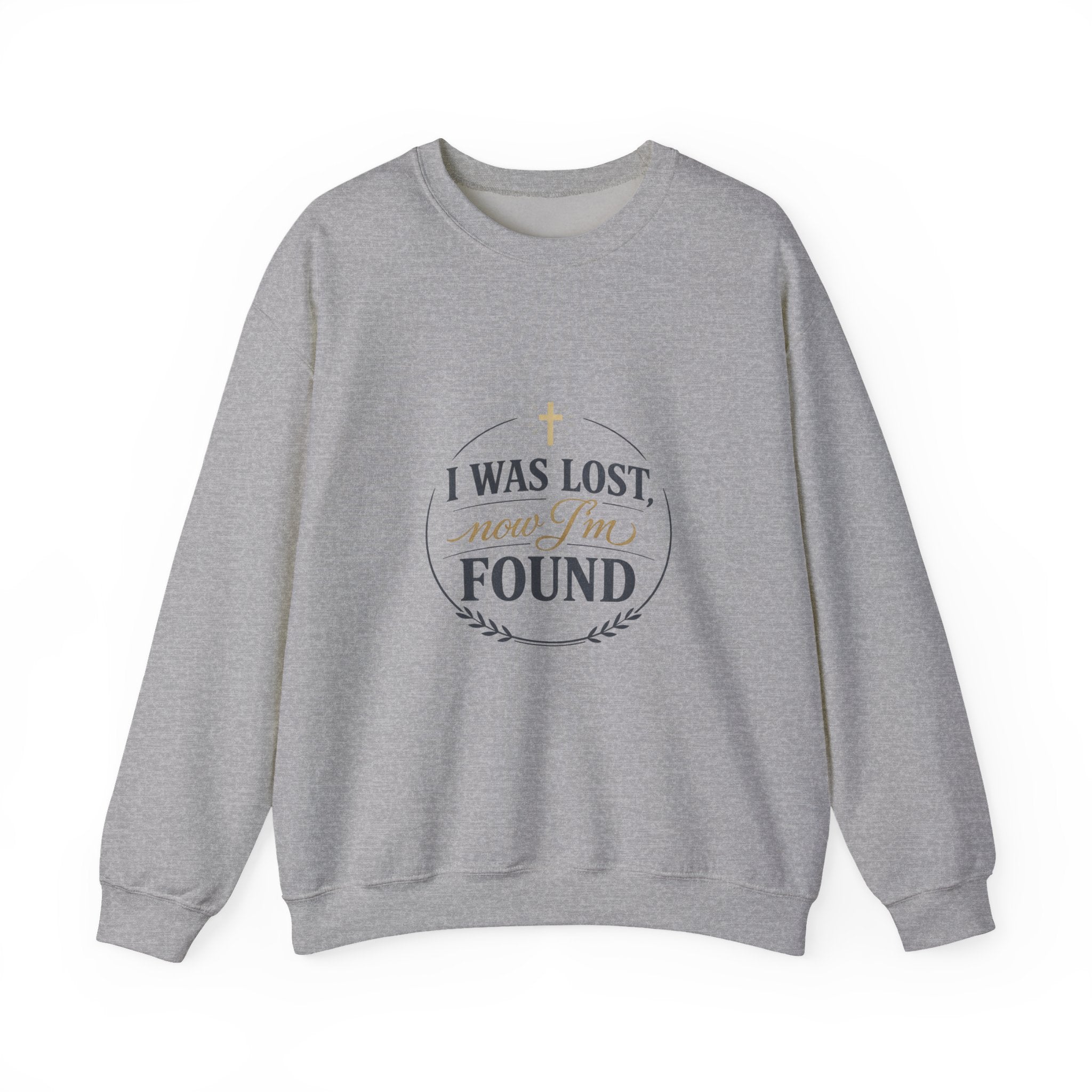 I Was Lost Now I'm Found Sweatshirt | faith streetwear, washed vintage