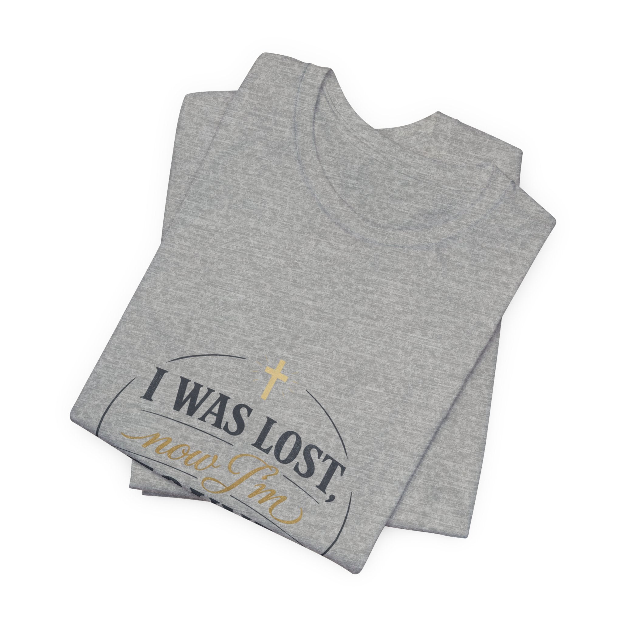 I Was Lost Now I’m Found Tee | faith streetwear, vintage washed