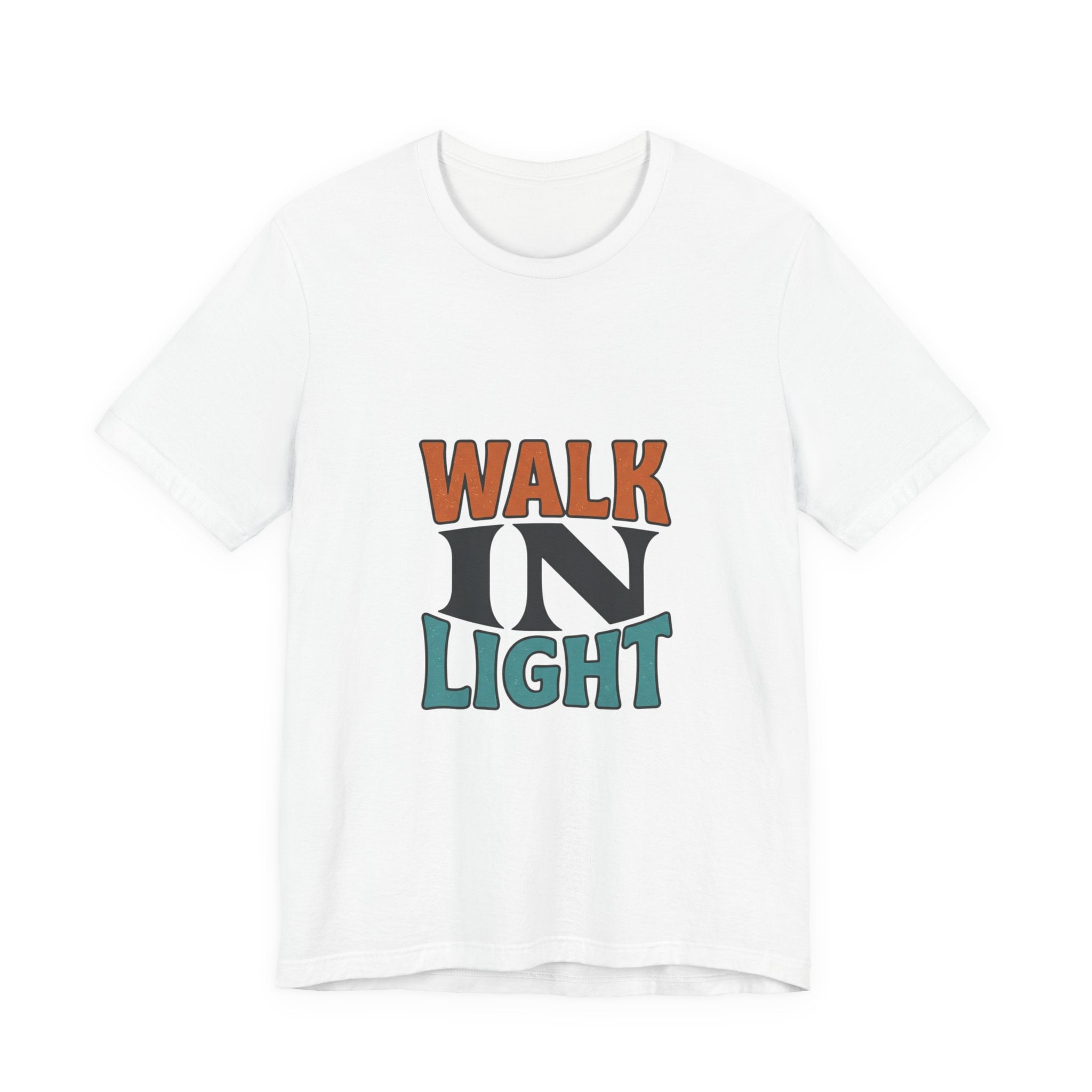 Walk In Light Tee | faith streetwear, washed vintage bold type